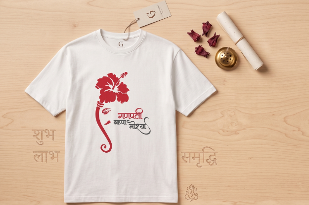 Vighnaharta Ganesh Ji T-Shirt | InkBharat